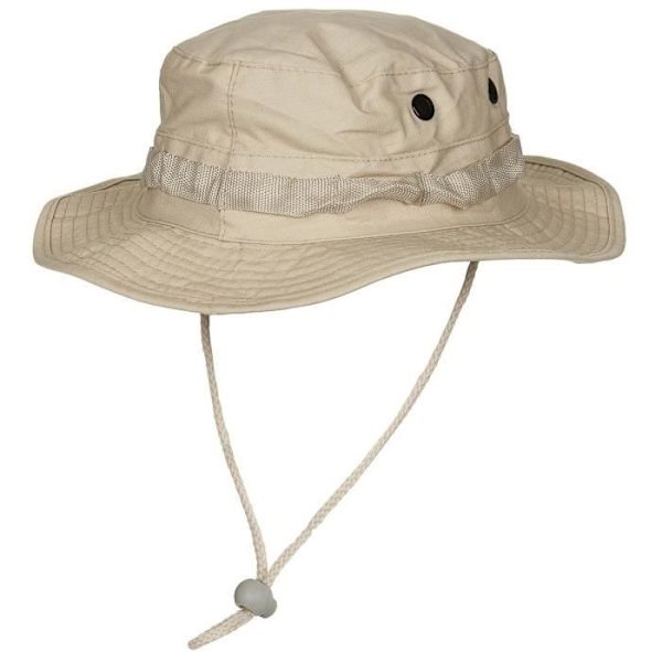 Båg hattu - TRACLET - Beige - Lätt - Justerbar snodd - 100% Bomull Beige jag