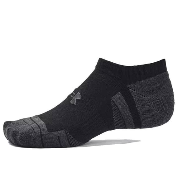 3-pack Under Armour PERFORMANCE Tech NS strumpor Svart och grått M