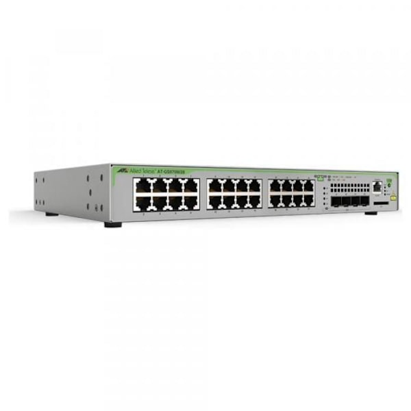 Commutator - Allied Telesis - AT-GS970M-28 - Hanterad - 24 x 10/100/1000 - 4 x SFP Grå