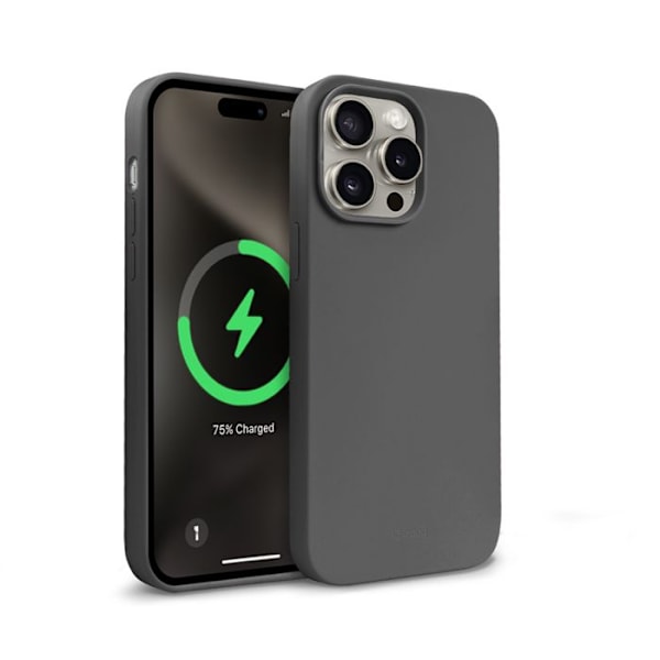 Telefonfodral - Crong - iPhone 15 Pro Max - Titan - Flexibelt - MagSafe Titan