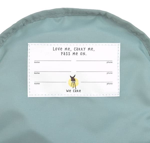Lässig Ryggsäck kaki grå blå för flicka och pojke - Tiny Backpack Cloud Light Khaki 297035 kaki, gråblå