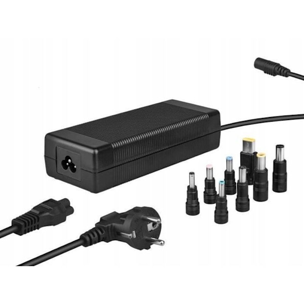 Avacom QuickTIP 250 W universell adapter för professionella bärbara datorer + 8 kontakter
