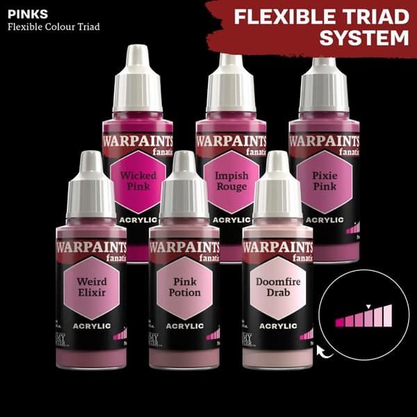 Akrylfärg för miniaturer - THE ARMY PAINTER - Märklig elixir - Warpaints Fanatic - 18 ml - Paket med 1 Märklig elixir