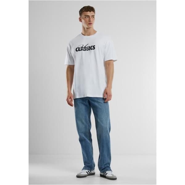 T-shirt oversize Urban Classics Cursive Bold Logo Heavy vit XXXXL