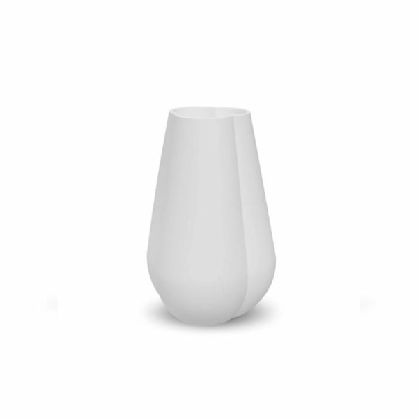 Vas - soliflore Cooee design - LT-01-02-WH - Clover Vit keramikvas 18 cm 11,5 cm