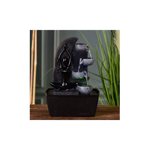 Fontän Yama - L 10 x l 25 x H 25 cm - LED Grå
