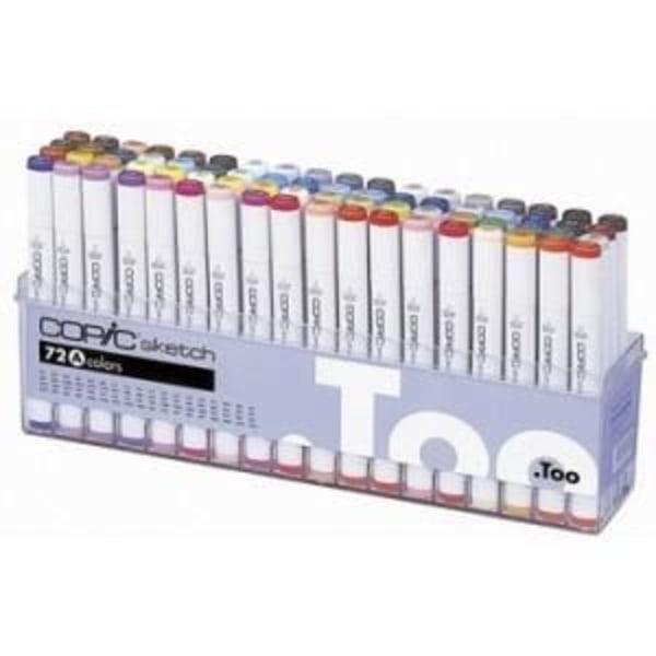 Copic markör borstspets profi skiss, set...