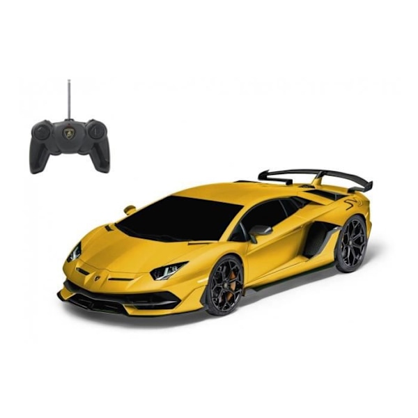 Rastar Lamborghini Aventador SVJ gul 1:24 fjärrstyrd bil för pojkar Gul