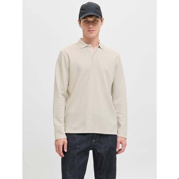 Polo långärmad Jack & Jones Austin månstråle jag