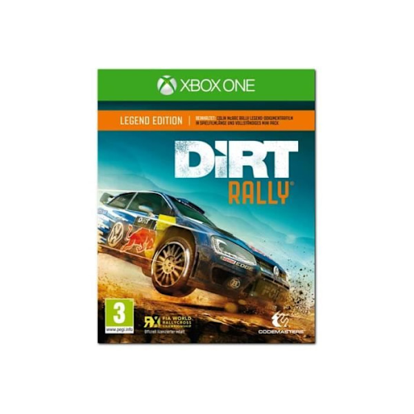 Videospel - Codemasters - DiRT Rally Legend Edition - Xbox One - Över 40 bilar - 6 rallybanor