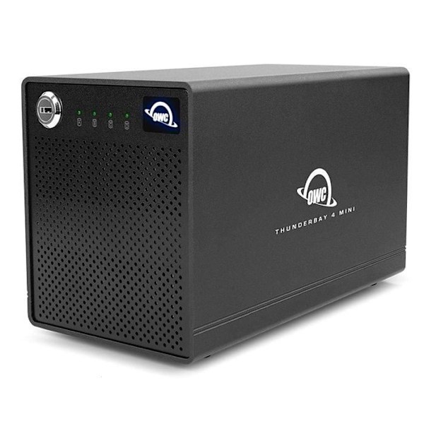 Owc - TB4MSR0GB - ThunderBay 4 Mini 2,5" Extern hårddiskhölje 4 x 2 TB SSD med Thunderbolt 2-gränssnitt