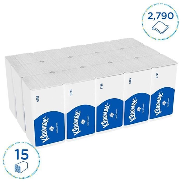 Kleenex 8824 vävnadslådor - 12 x förpackningar med 72 vävnader (864 totalt)