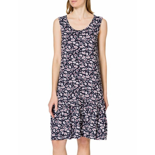 Blue seven dress - 1511325595 44 - Damen Alloverdruck Kleid, Rundhals Damklänning Midnattsblå Orig 46