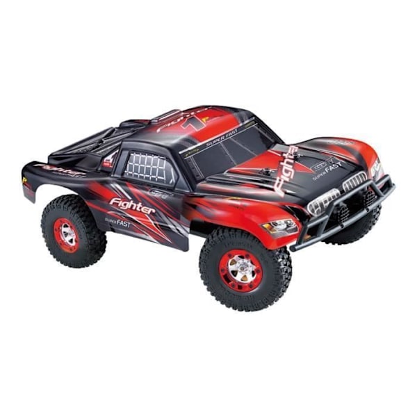 RC - AMEWI - Fighter PRO - 4WD Brushless - Short Course - Svart och Röd svart röd