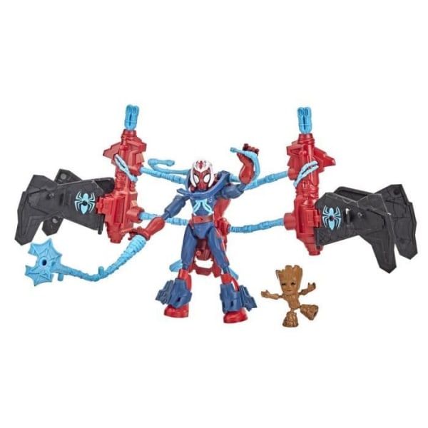 MARVEL SPIDER-MAN - Bend and Flex - Spider-Man Space Missions - Flexibel figur, 15 cm, för barn från 4 år och uppåt