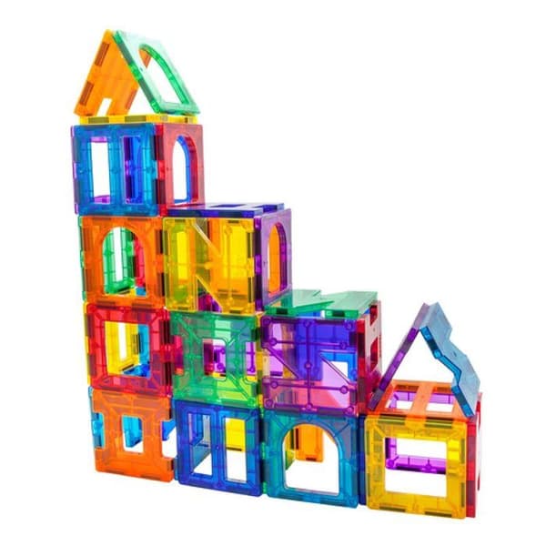 PICASSOTILES 42-DELAR MAGNETISKT BYGGBLOCKSSET P