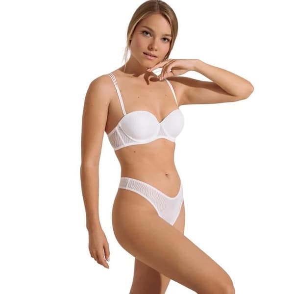 String med skärning för kvinnor Lisca Nikki Vit 40