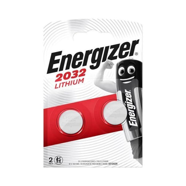 Pile Energizer Original 2-pack Lithium CR2032 i förseglad förpackning