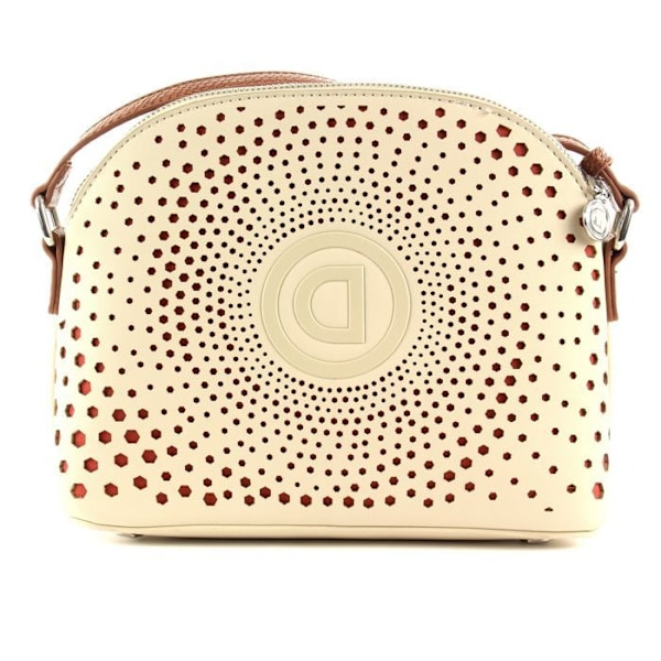 Crossbody axelväska - Desigual - Legacy Deia - Beige - Brun - 100 % polyuretan beige, brun, röd