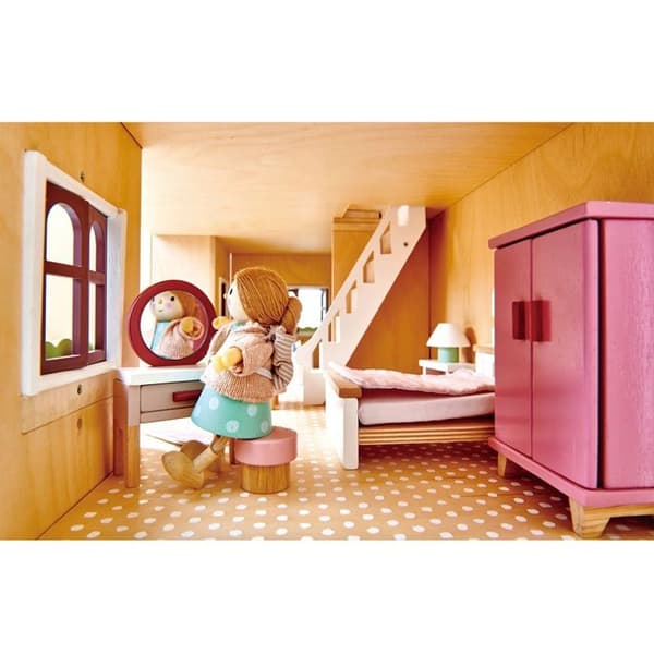 Tender Leaf Toys junior dockskåp 15 delar Rosa