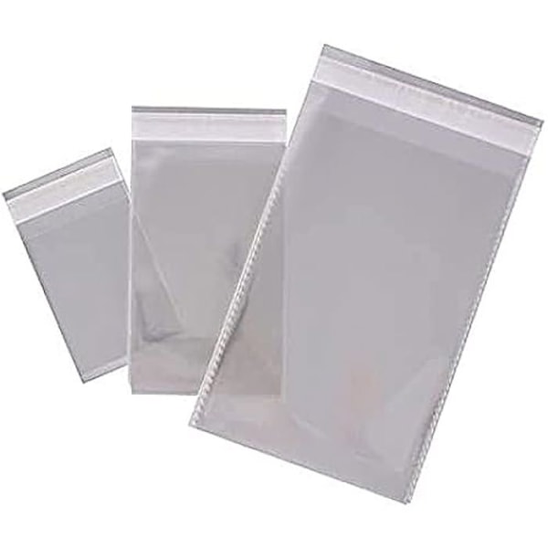 Transparent påse - APLI - 16220 - 80 x 120 mm - Självhäftande stängning - Tillverkad i Spanien