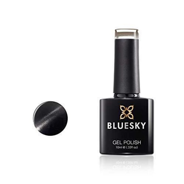 Bluesky Semi Permanent Gel Polish Cure under UV/LED-lampa Cat Eye Silver Shimmer 10 mL