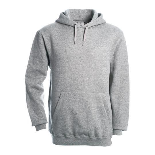B&C Wu620 Huva Sweat Heather-Grå XXS Heather-grå XL