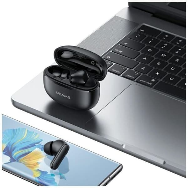 Hörlurar - Usams TWS E05 trådlösa hörlurar Bluetooth 6.0 Svart