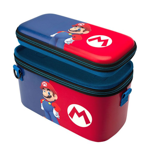 Förvaringsbox - PDP - Pull N Go - Mario: Power Pose - Switch Blå