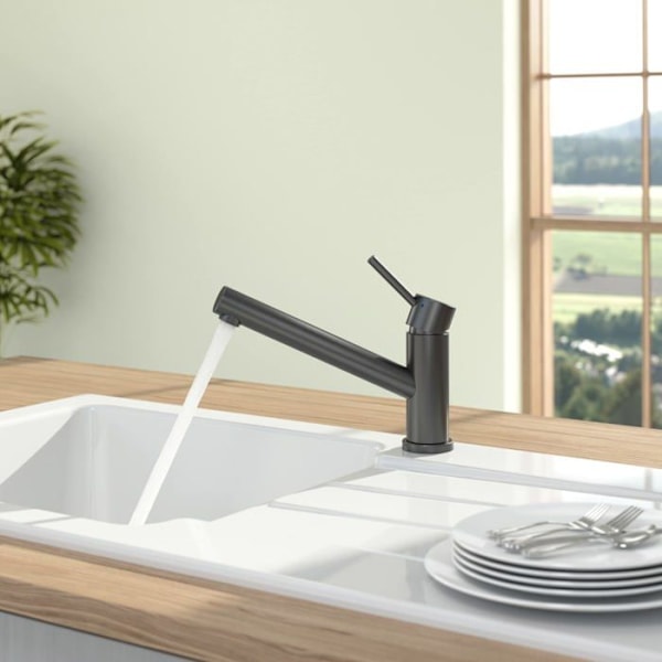 Villeroy köksblandare - boch - 925111 - Como 05 Enhandskran antracit
