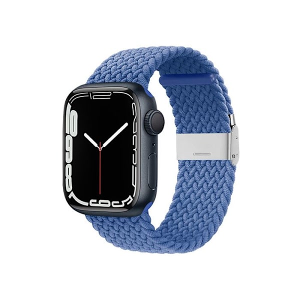 Crong Wave Band - flätad rem för Apple Watch 44/45/46/49 mm (blå)
