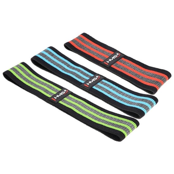 Gummiband - HMS - HB12 - 3 storlekar (S, M, L) - Intensiv användning - Unisex svart