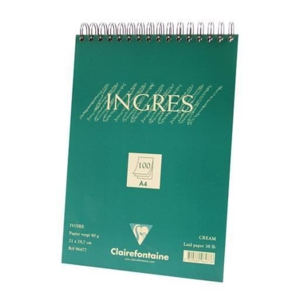Pappersdyna - CLAIREFONTAINE - Ingres Etude - A3 - 100 ark - 80g