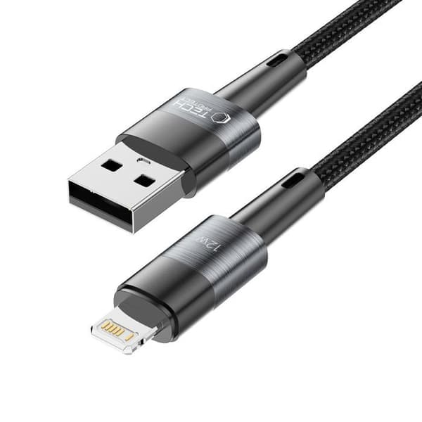 Câble Lightning Tech-Protect 12 W 2,4 A För Iphone 100 Cm Innovativ Grå