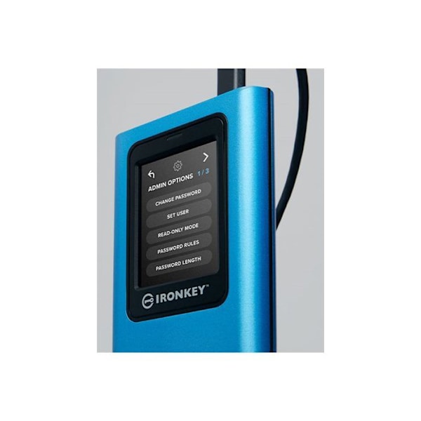 Extern hårddisk - KINGSONG - IronKey Vault Privacy 80 - 1.9 To - USB-C - Avancerat skydd