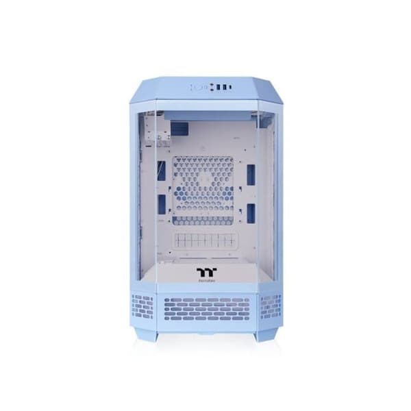 Torre Thermaltake Mini Tower Blå SPCC LCD-skärm Sidofönster Mini-ITX