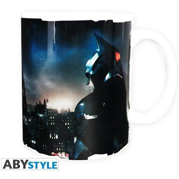 DC Comics Mug - Batman Arkham Knight - Porslin - 320 ml - Exceptionell tryck outfit Arkham Knight