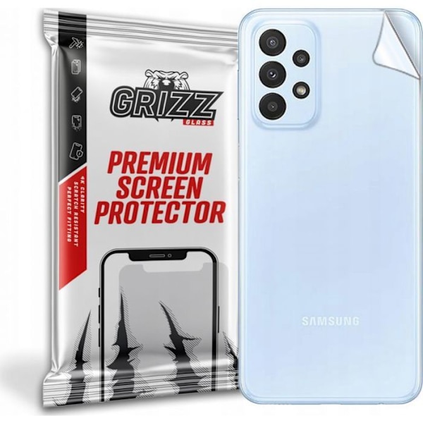 Skyddstejp för telefon - skyddsglas för telefon Grizzglass baksidan för Samsung Galaxy A23