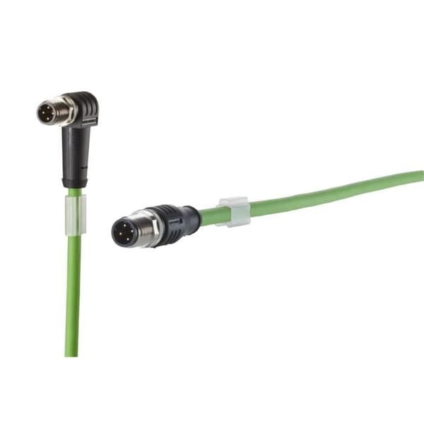 METZ CONNECT 142M1D19020 M12 NÄTVERKSKABEL, PATCHKABEL CAT 5E SF-FTP 2
