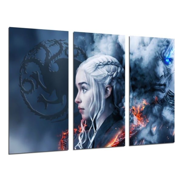Målning - Dkorarte canvas - 27300 - Modern fotografisk målning från Game of Thrones-serien, Khaleesi, 97 x 62 cm, ref.