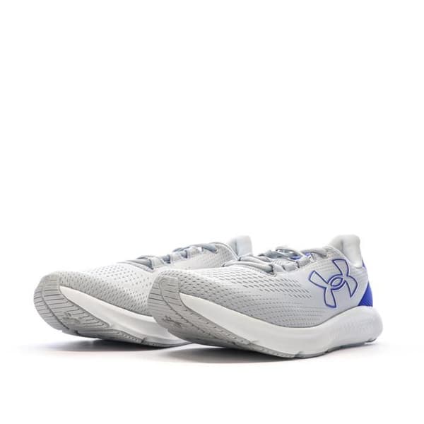 Grå/blå löparskor för män Under Armour Charged Grå 41
