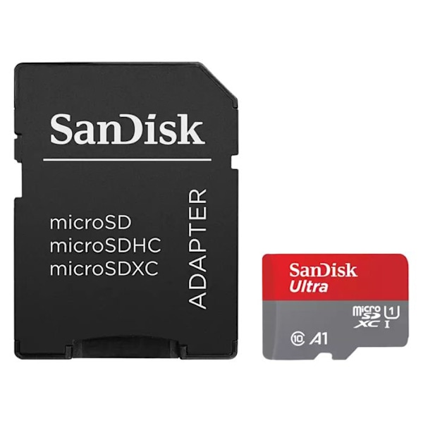 Sandisk Micro SD Memory Card Ultra microSDXC Card 256GB + SD Adapter 150MB/s A1 Class 10 UHS-I