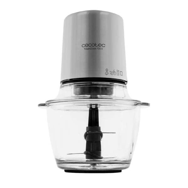Elhakkare - CECOTEC - TitanGlass 1000 Spatel - 500 W - 1 L - 4 titanblad