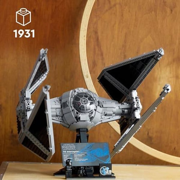 Byggsats - LEGO - TIE interceptor - 1 TIE pilot - 1 musdroid - Star Wars UCS Flerfärgad