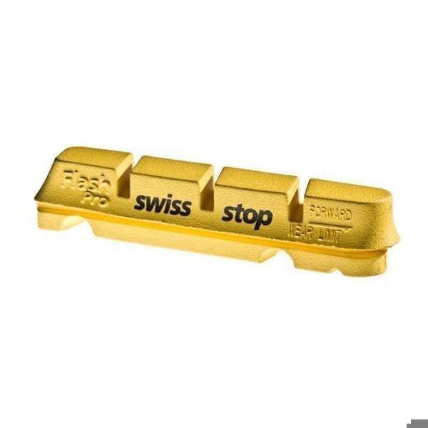 Swissstop Flash Pro Carbon Yellow Bromsbelägg - Unisex - Fritidscykling - Vuxen