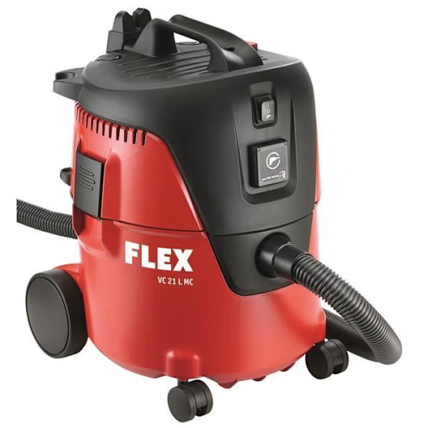 Flex Safety dammsugare med manuell filterrengöring, 20 l, klass L, VC21L MC + Non-woven dammsugarpåsar - 409979