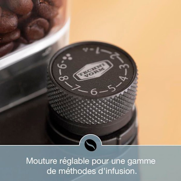 Moccamaster - 49502 - Kaffekvarn - KM5 Burr Grinder Vit Matt - Automatisk kvarn