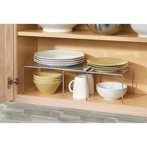 InterDesign EU expanderbara/staplingsbara hyllor Stål Silver 35,6 x 22,9 x 16,4 cm - 48866