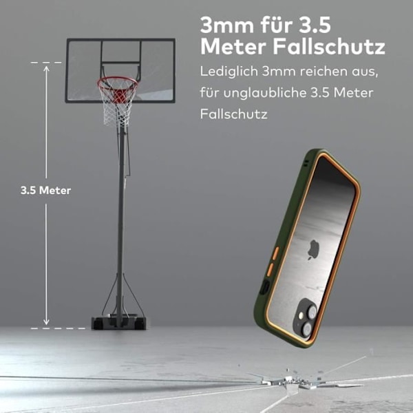 Coque Bumper - RhinoShield - iPhone 12 Mini - Anpassningsbar - Stötdämpning - Vit Vit