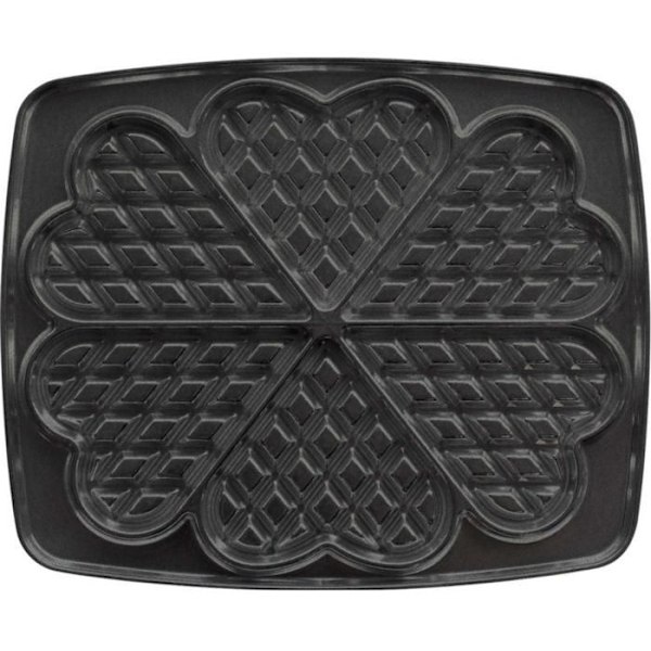 Våffelbryggare - LAGRANGE - Tillbehör 030422 - Hjärtformade rån tallrikar - Dubbellagers non-stick